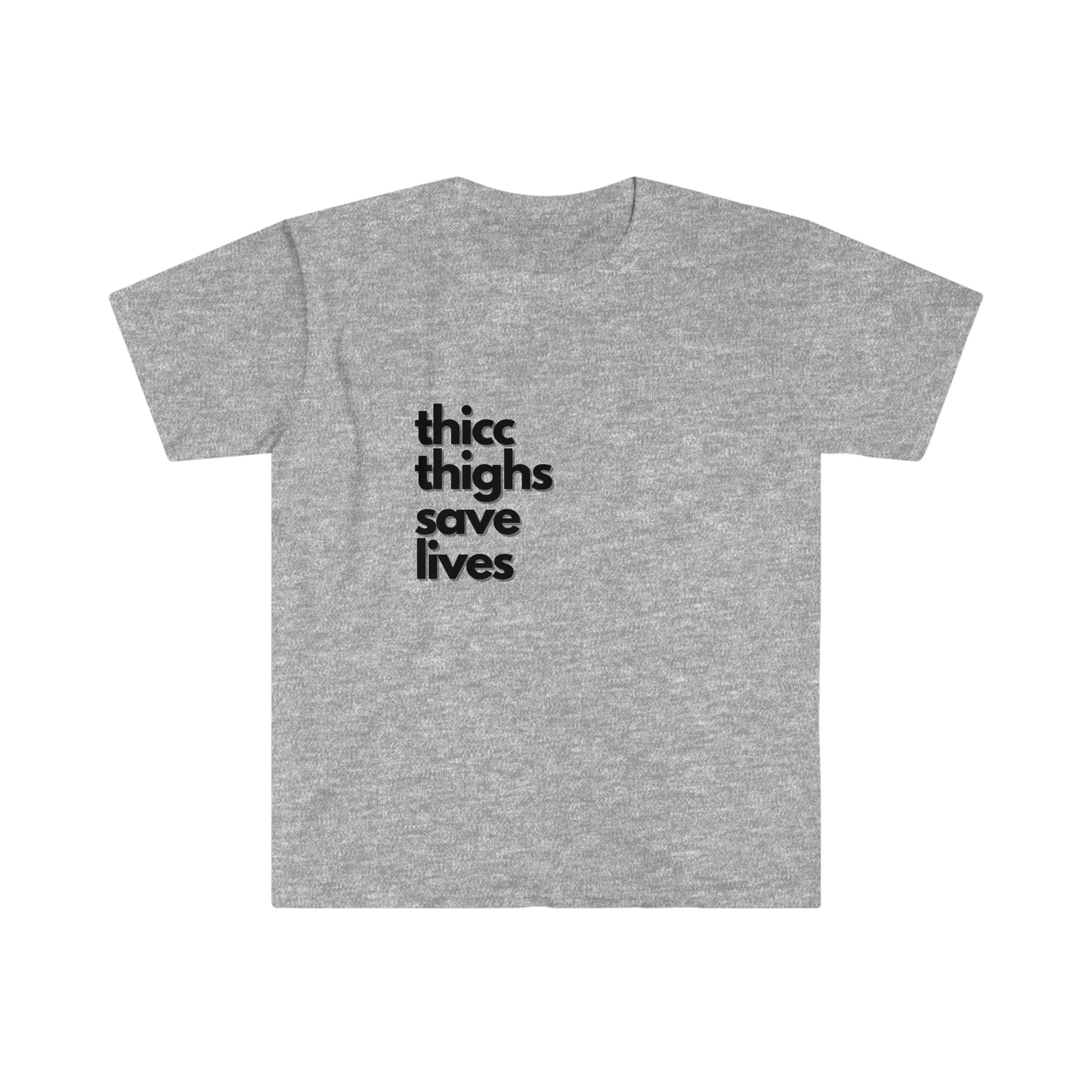 Thicc Thighs - Unisex Softstyle T-Shirt