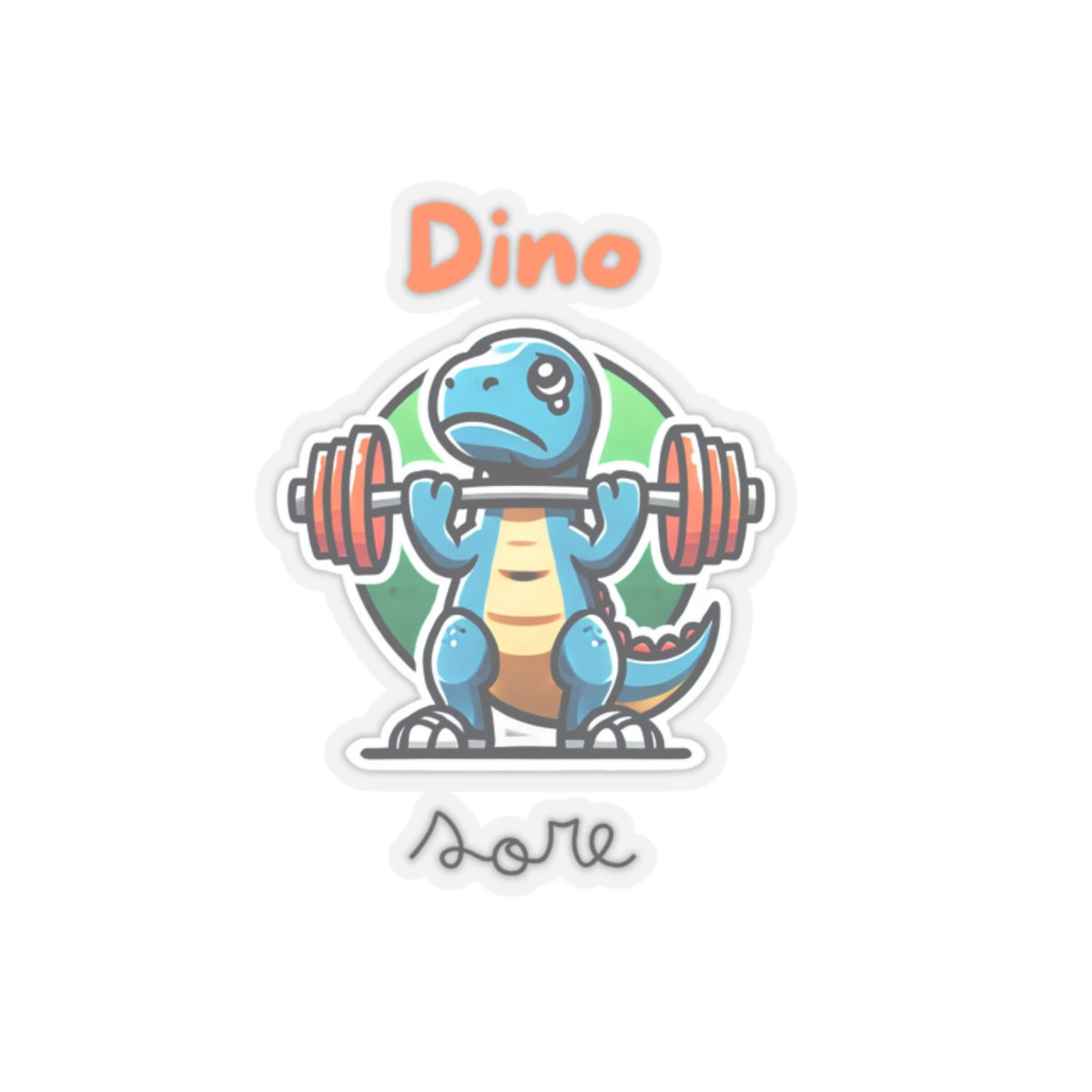 Dino Sore Sticker