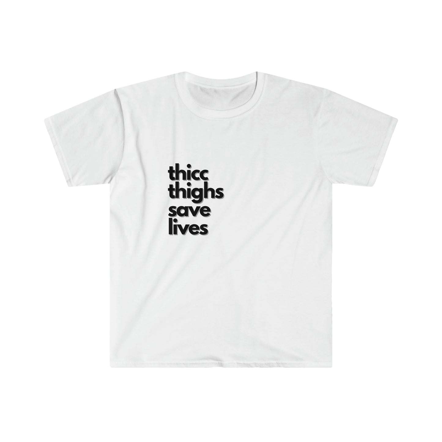 Thicc Thighs - Unisex Softstyle T-Shirt