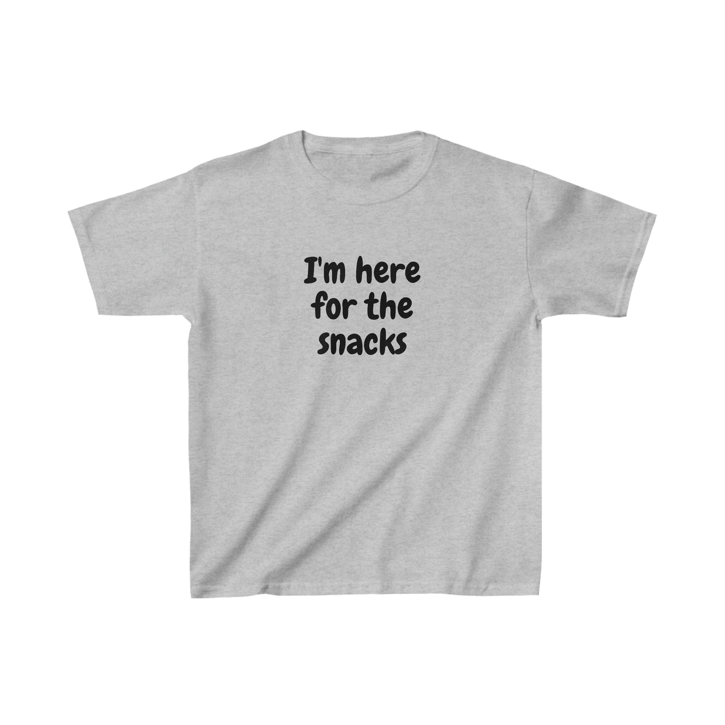 Here for the snacks - Kids Heavy Cotton™ Tee