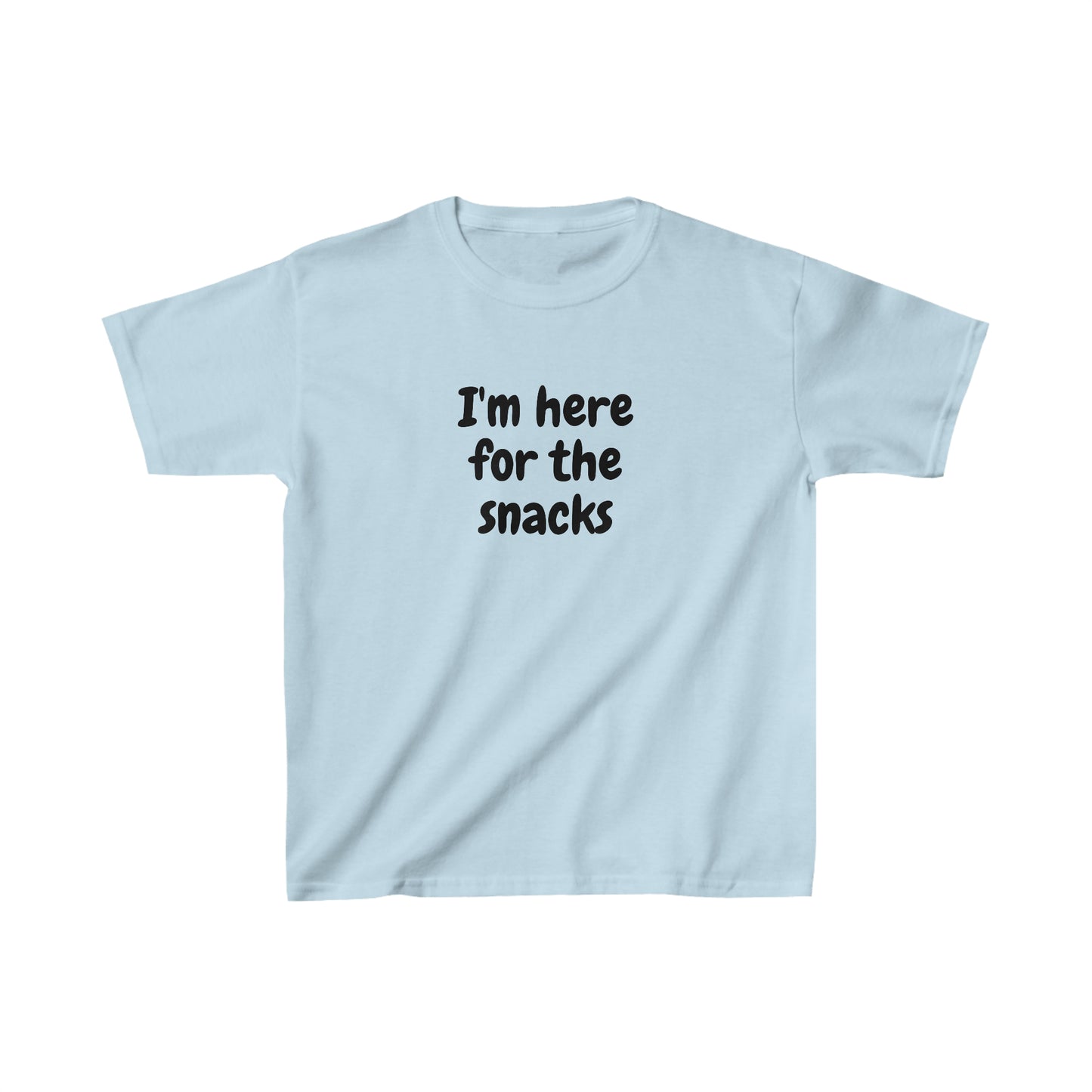 Here for the snacks - Kids Heavy Cotton™ Tee