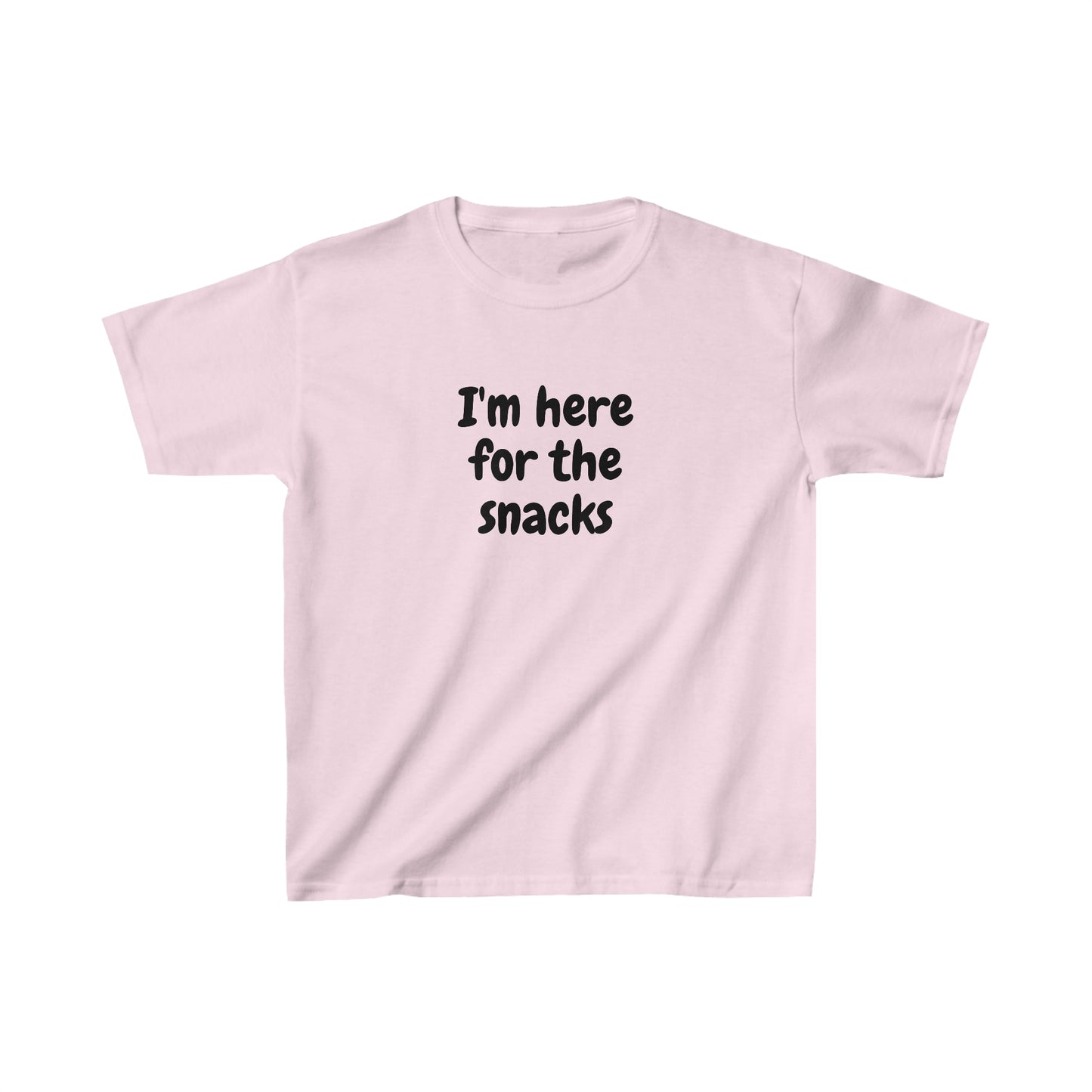 Here for the snacks - Kids Heavy Cotton™ Tee