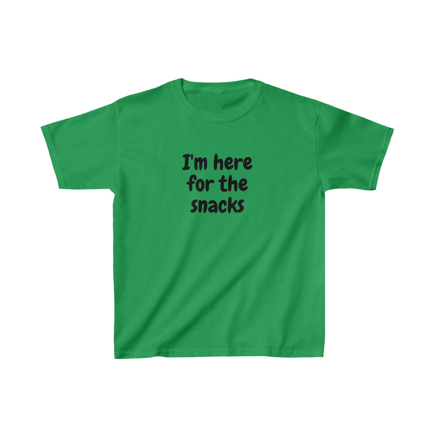 Here for the snacks - Kids Heavy Cotton™ Tee