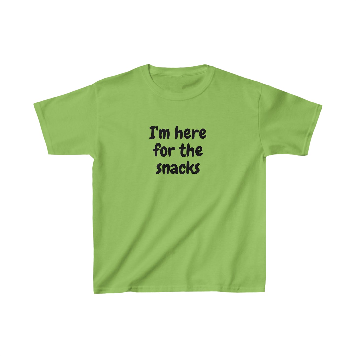 Here for the snacks - Kids Heavy Cotton™ Tee
