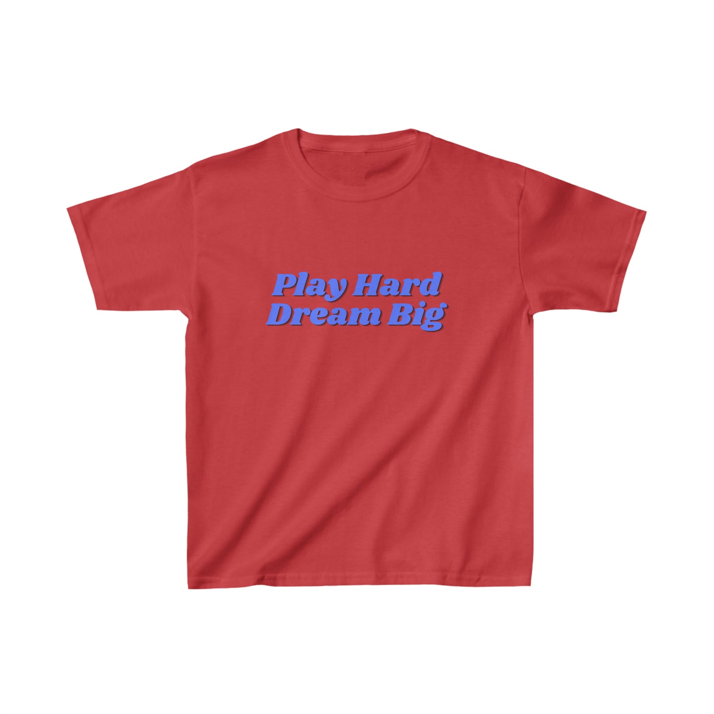Play Hard Dream Big - Kids Heavy Cotton™ Tee