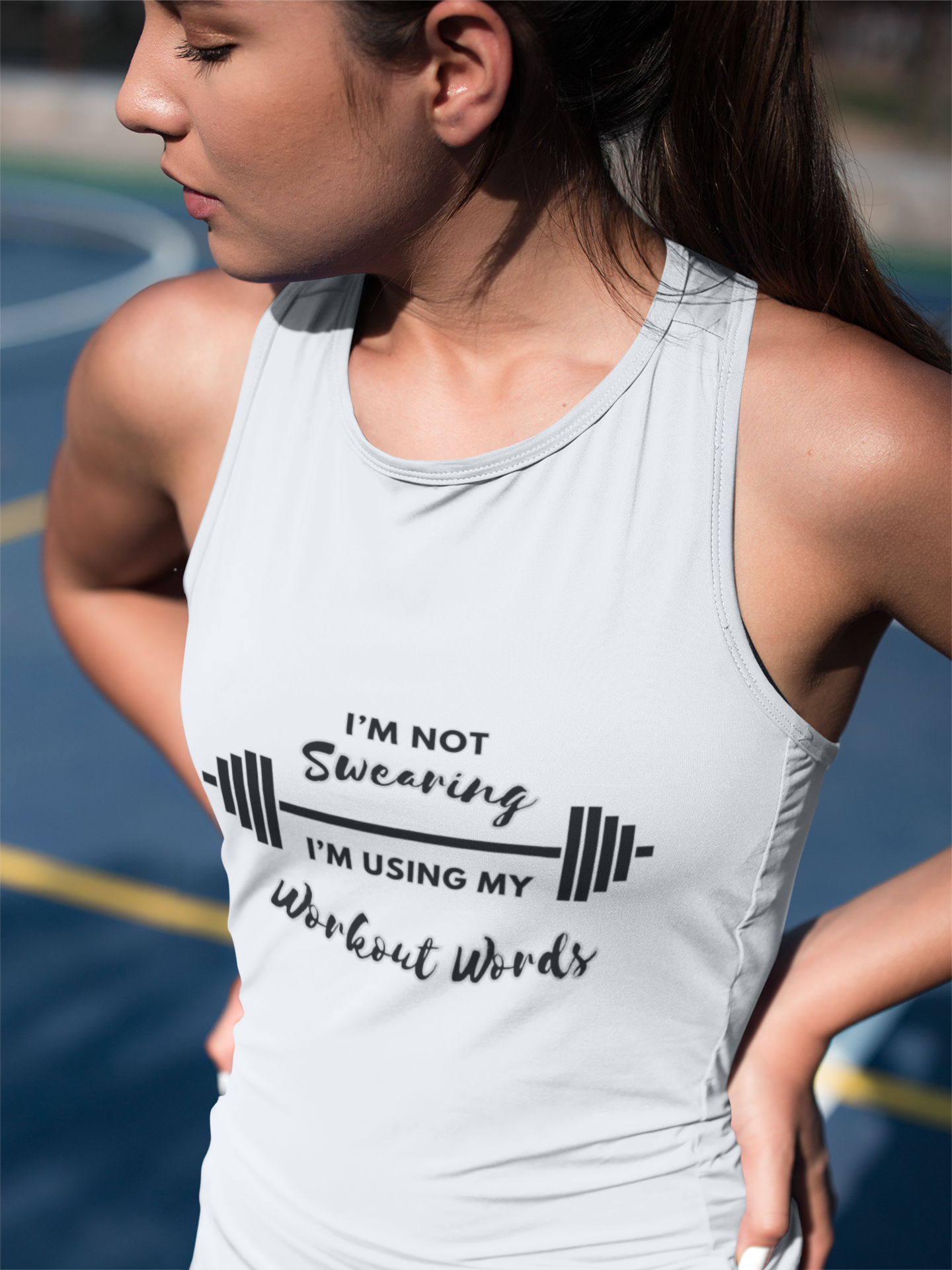 Swearing - Women's Ideal Racerback Tank