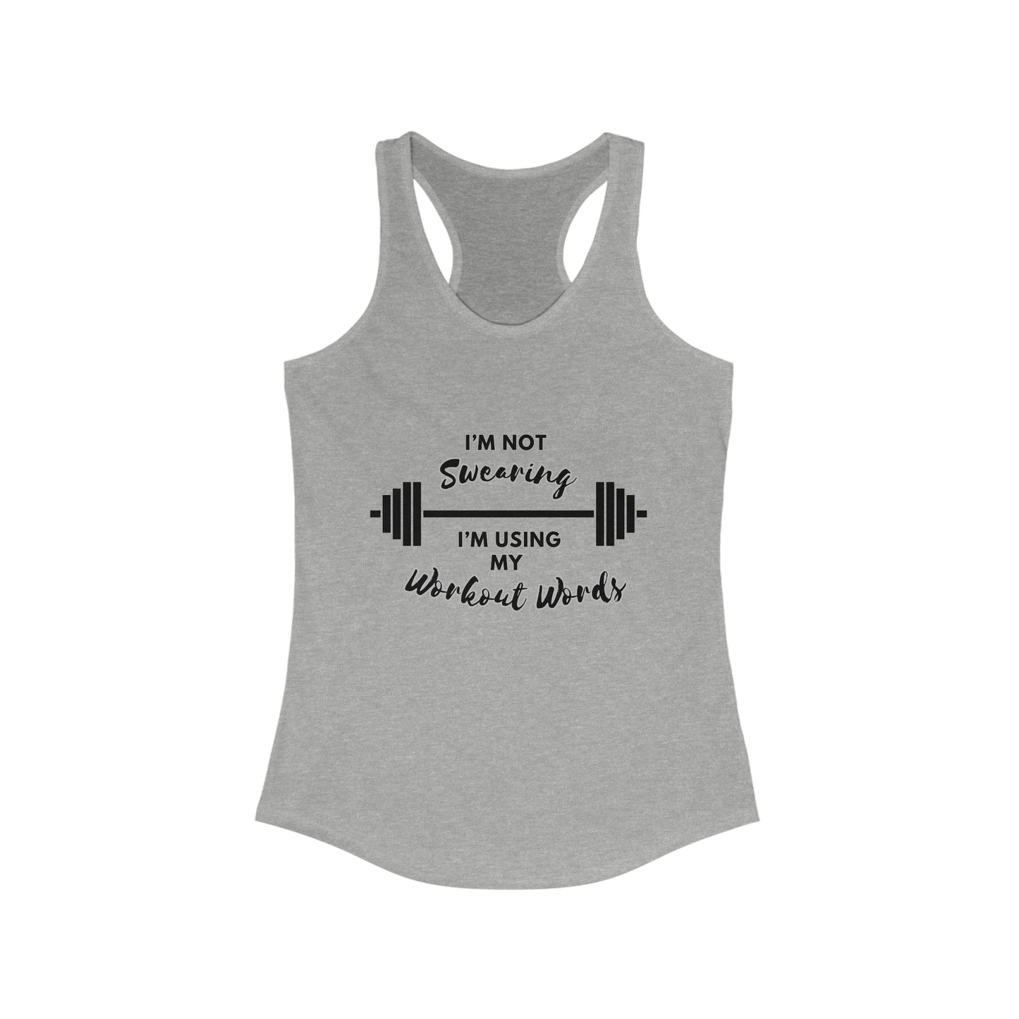 Swearing - Women's Ideal Racerback Tank