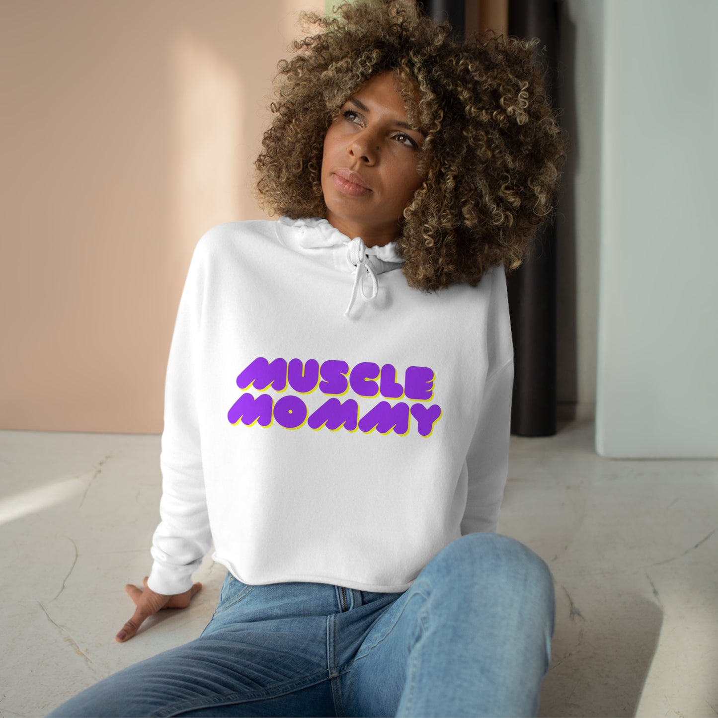 Muscle Mommy - Crop Hoodie