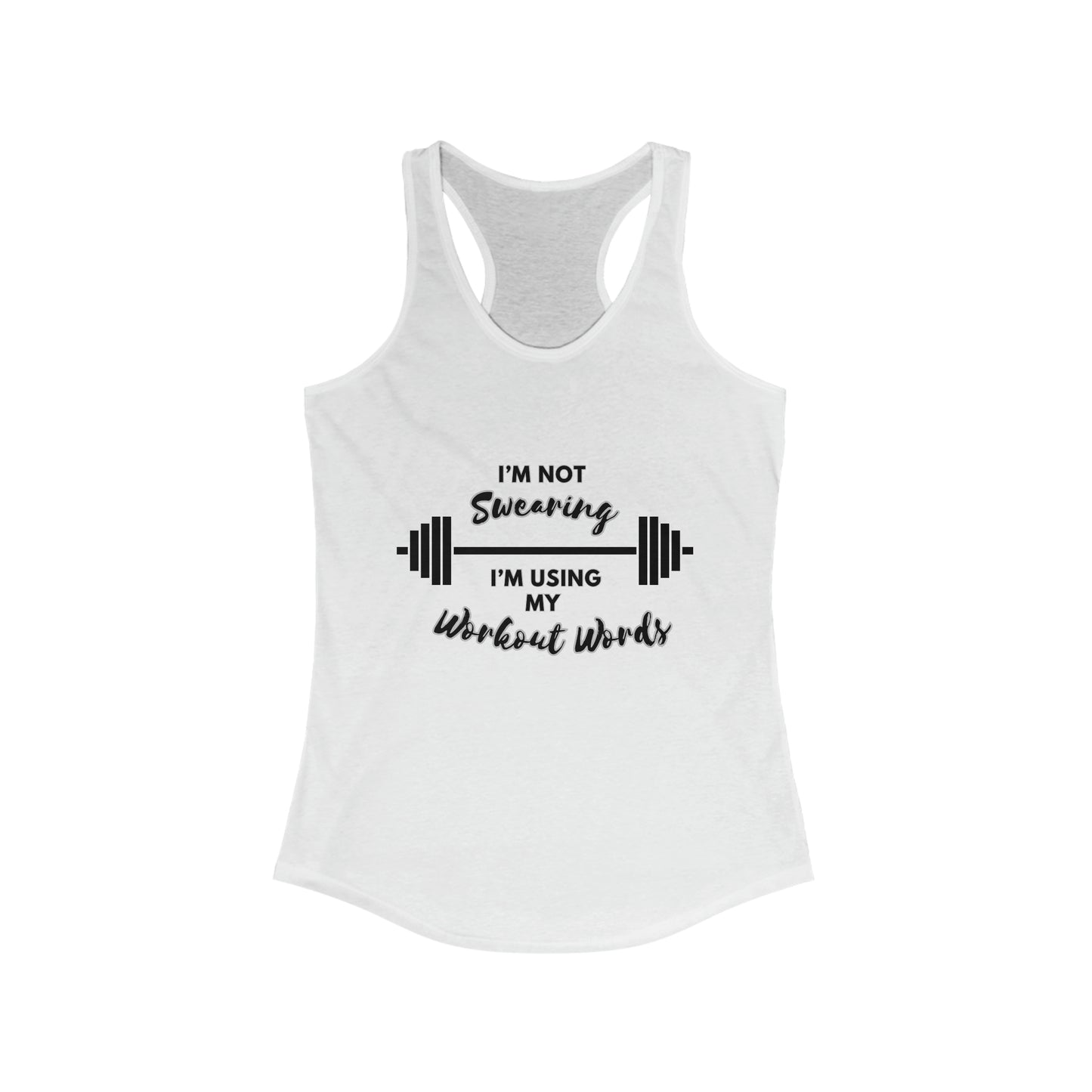 Swearing - Women's Ideal Racerback Tank