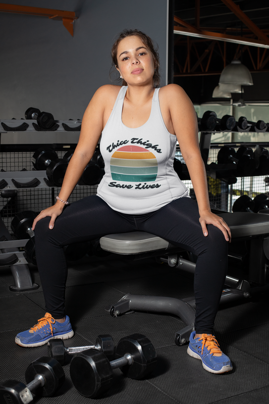 Thicc Thighs - Women's Ideal Racerback Tank