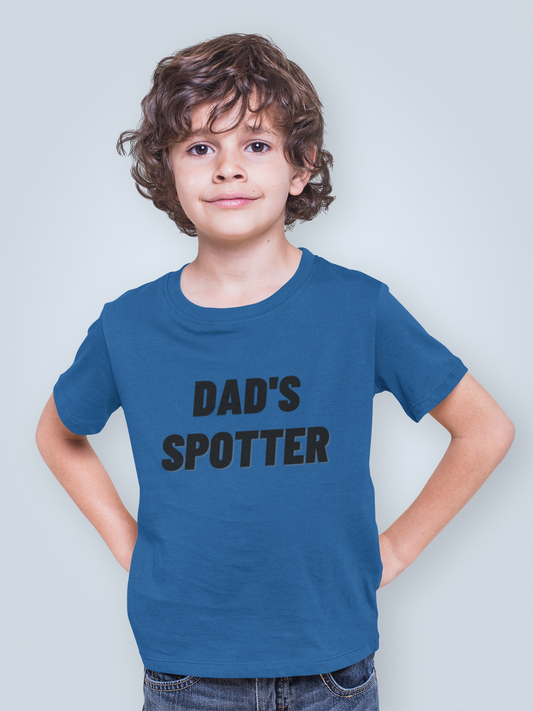 Dad's Spotter  - Kids Heavy Cotton™ Tee