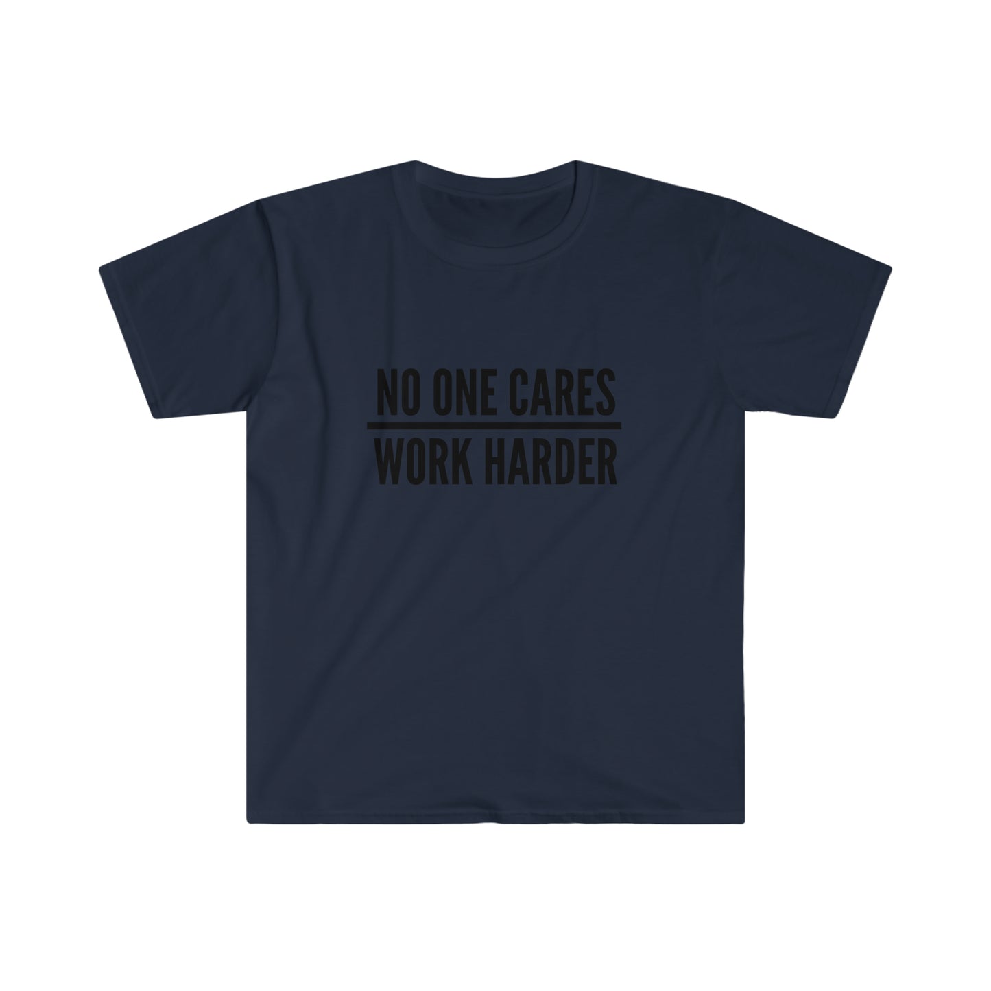 No One Cares - Unisex Softstyle T-Shirt