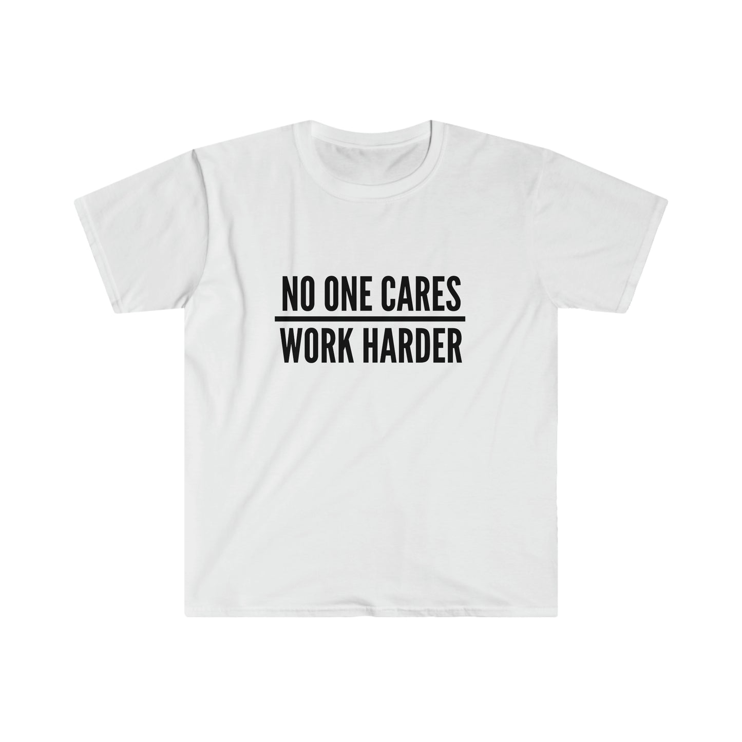 No One Cares - Unisex Softstyle T-Shirt