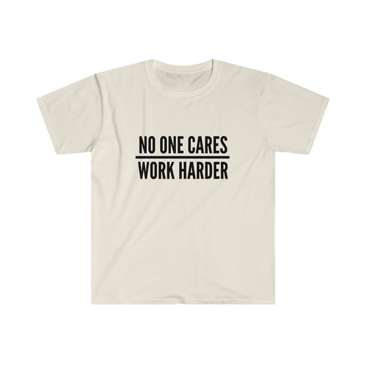 No One Cares - Unisex Softstyle T-Shirt