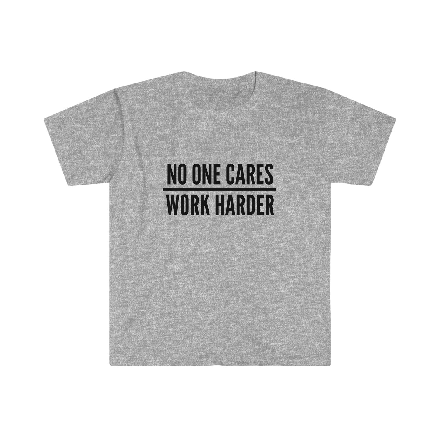 No One Cares - Unisex Softstyle T-Shirt